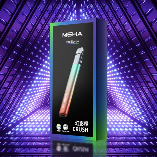 幻影橙|Meha Crush 五代主機 換彈式煙機 無按鍵 兩側氛圍燈